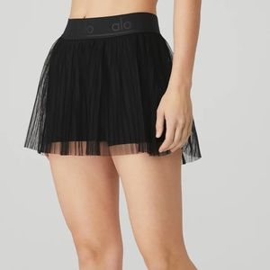 ALO Yoga Mesh Flirty Tennis Skirt